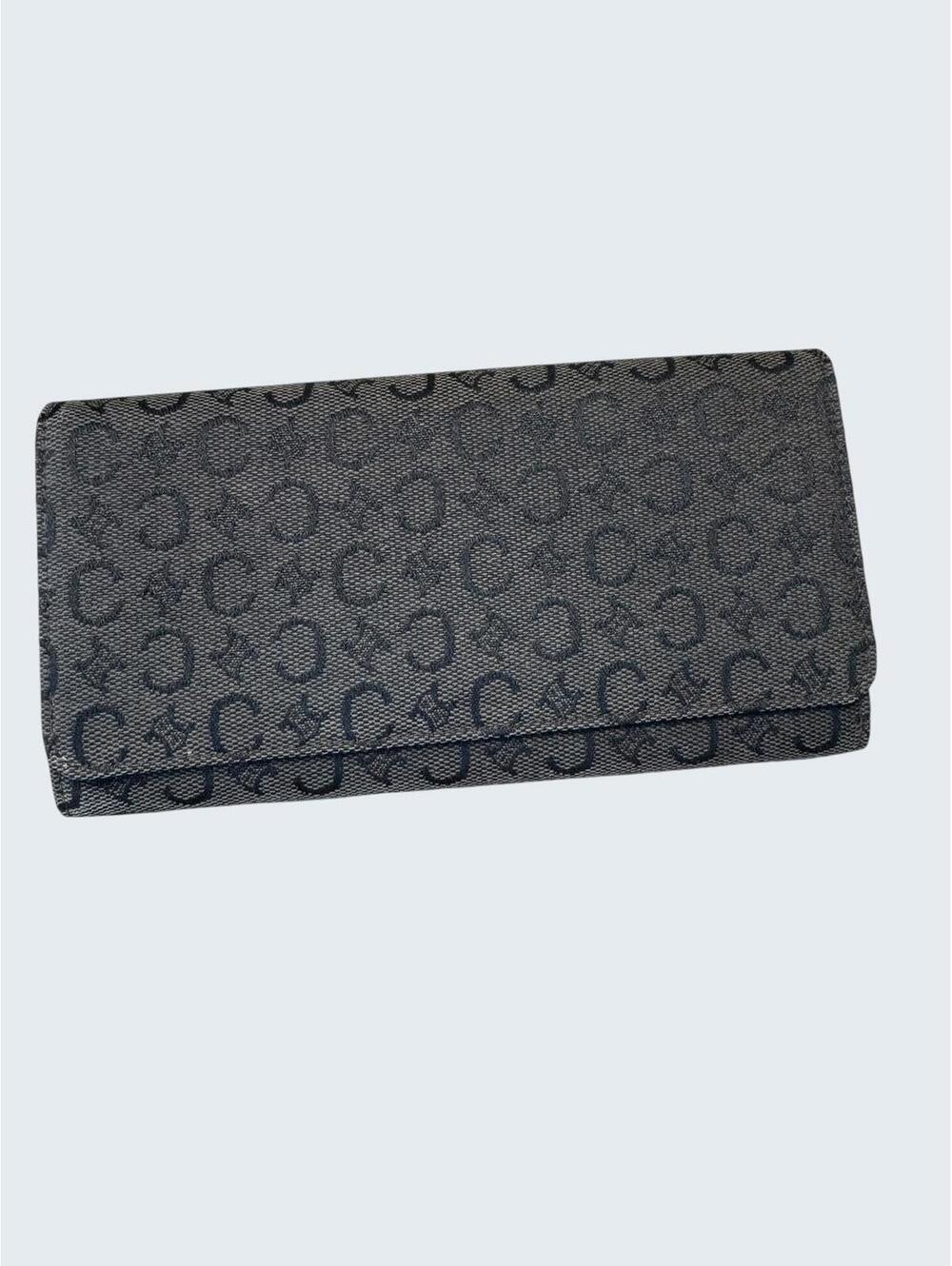 Vintage Celine Macadam Canvas Continental Wallet – Brown